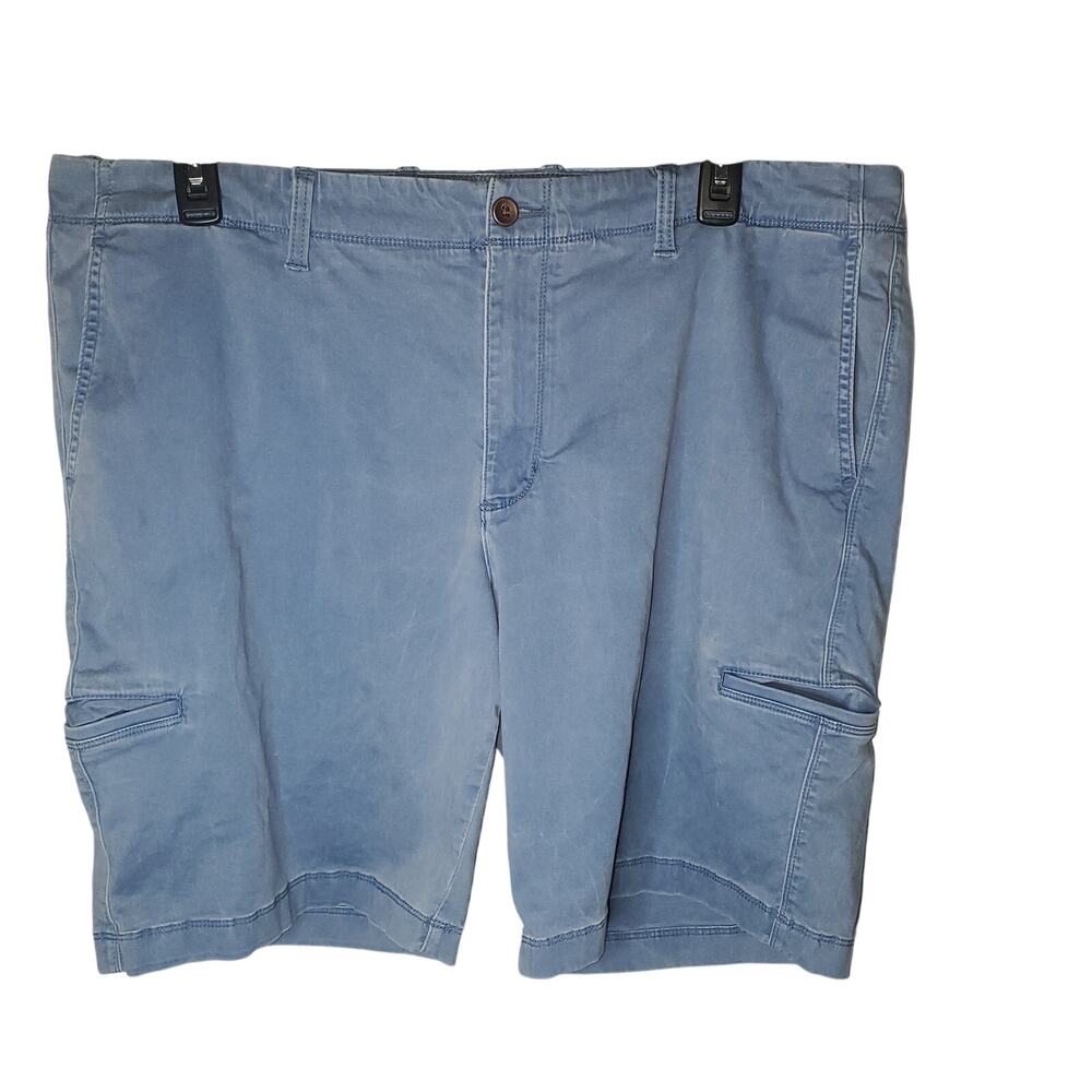 Tommy Bahama Boracay Cargo Shorts Portside Blue 33x10 Cotton Tencel Stretch